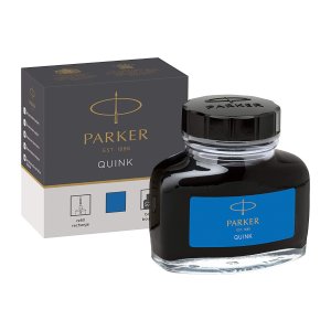 PARKER QUINK Ink Bottle, Washable Blue, 57 ml @ Amazon