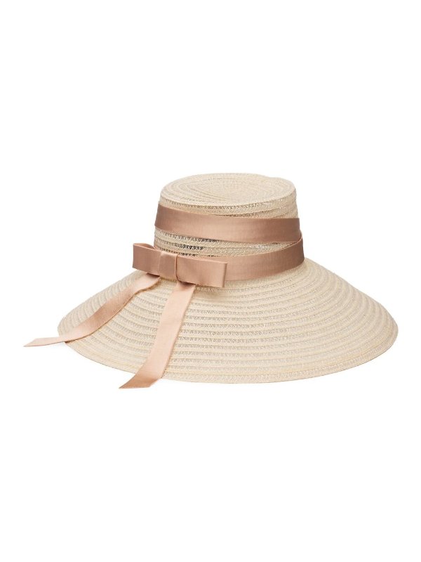 Mirabel Open-Weave Hemp Sun Hat