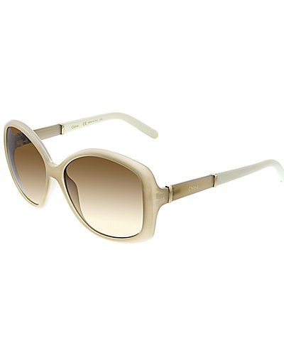 Women's Rectanular 58mm Sunglasses