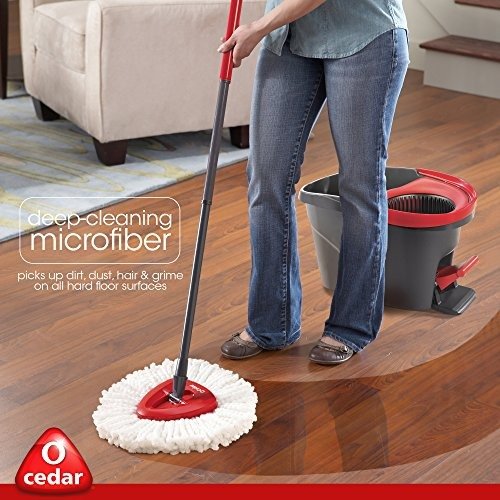 EasyWring Microfiber Spin Mop and Bucket Floor Cleaning System