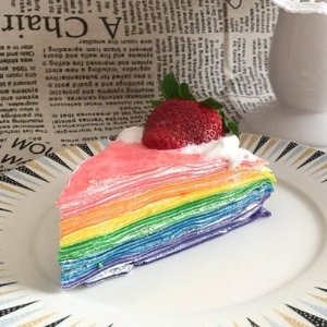 Recipe of Homemade Rainbow Crepe Cake