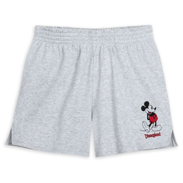 Mickey Mouse Standing Family Matching Shorts for Women – Disneyland – Gray