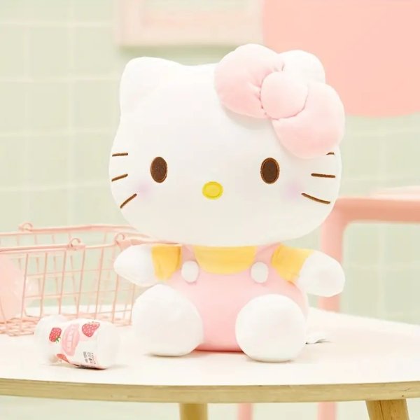 Hellokitty Adorable KT Cat Plush Doll - The Perfect Gift For Any Little Girl's Heart! Christmas Gift Halloween Thanksgiving Gift