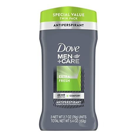 Men+Care Antiperspirant Deodorant 48-Hour Wetness Protection Extra Fresh Non-Irritant Deodorant for Men 2.7 oz 2 Count