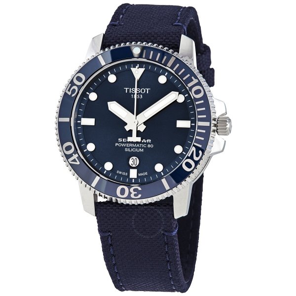 Seastar 1000 Automatic Blue Dial Men's Watch T1204071704101