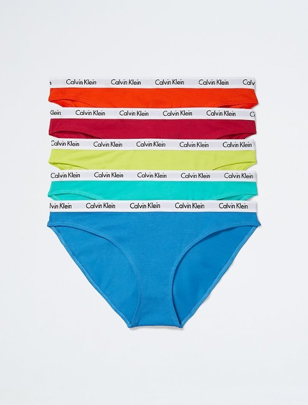 Pride Carousel Logo Cotton 5-Pack Bikini | Calvin Klein