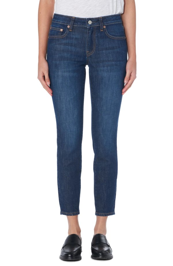 Sophie Mid Rise Crop Slim Jeans
