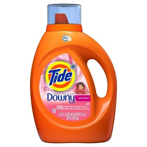 Plus Downy April Fresh High Efficiency Liquid Laundry Detergent - 92 fl oz