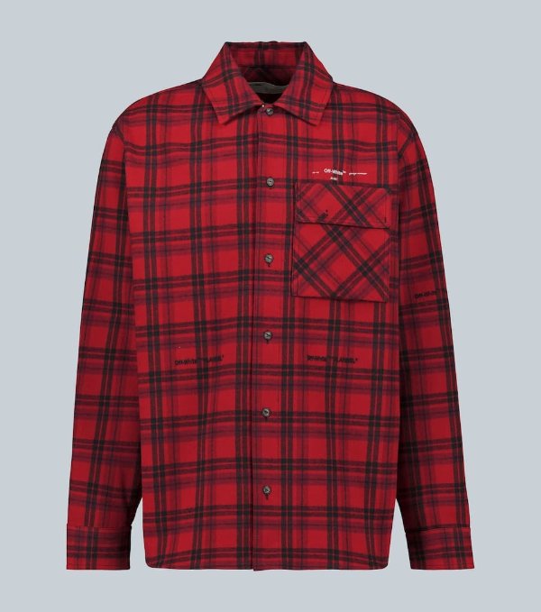 Flannel checked shirt