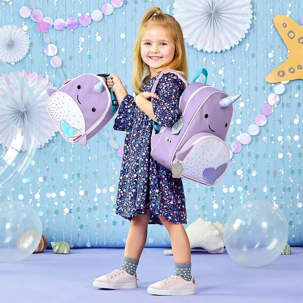 Zoo Activity Narwhal Girls Animal Backpack