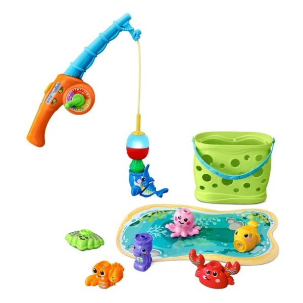 Jiggle and Giggle Fishing Set Learning Toy With 7 Sea Creatures