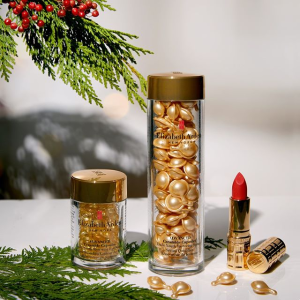 Last Day: any $150 Ceramide Capsules purchase+ 8 gifts of love (a $108+ value)  @ Elizabeth Arden