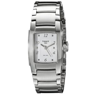 Tissot Women's TIST0733101101701 T10 Analog Display Swiss Quartz Silver Watch