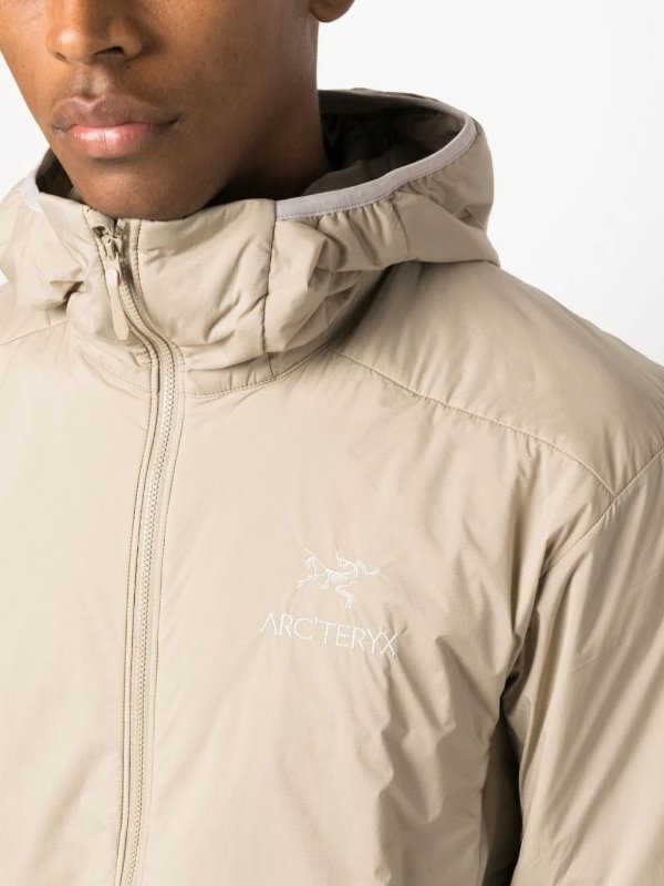 Atom Hoody logo-embroidered hooded jacket