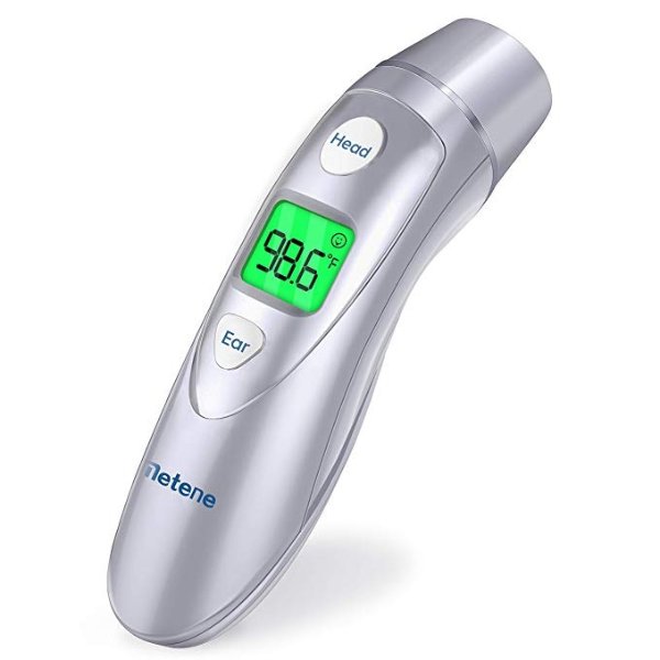 Medical Forehead and Ear Thermometer,Infrared Digital Thermometer Suitable for Baby, Infant, Toddler and Adults