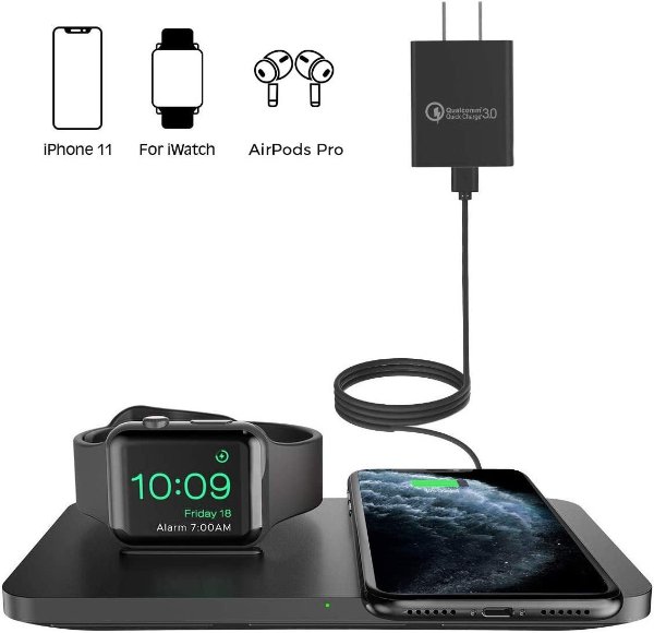 Seneo 2-in-1 Dual Wireless Charger