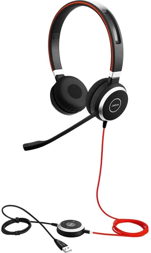 Evolve 40 UC Stereo Wired Headset / Music Headphones (U.S. Retail Packaging)