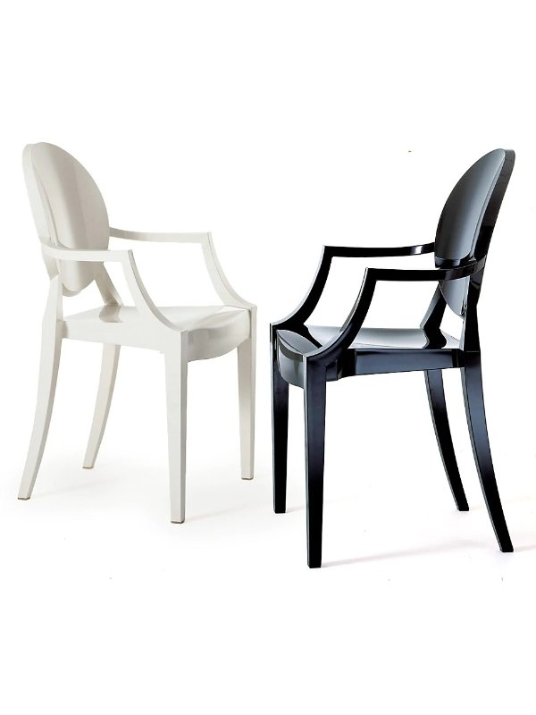 Two-Piece Louis Ghost Armchairs