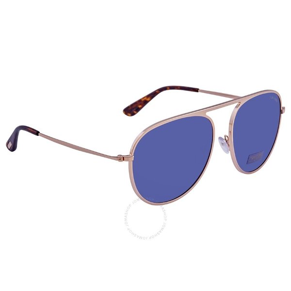 Jason Blue Aviator Men's Sunglasses FT0621-28V
