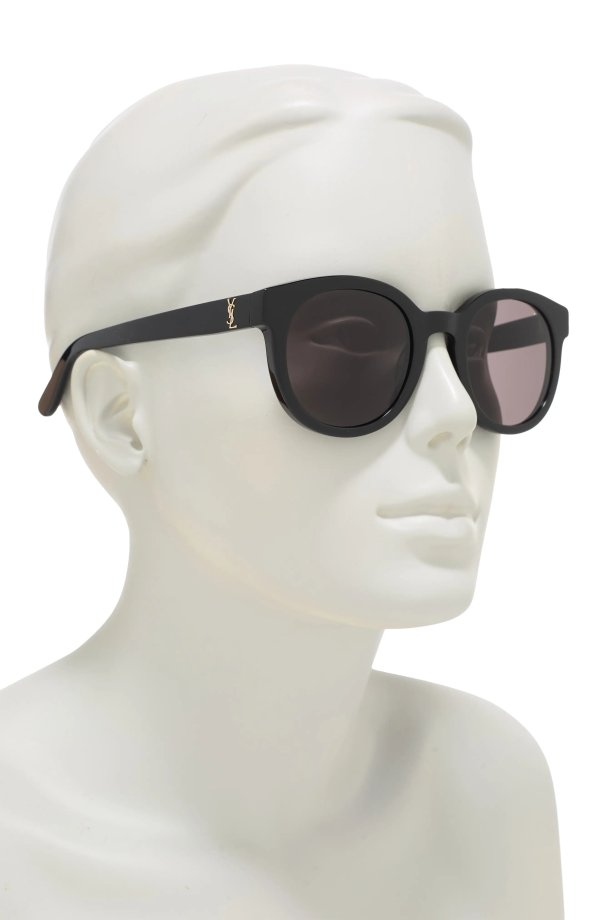 51mm Modified Round Sunglasses