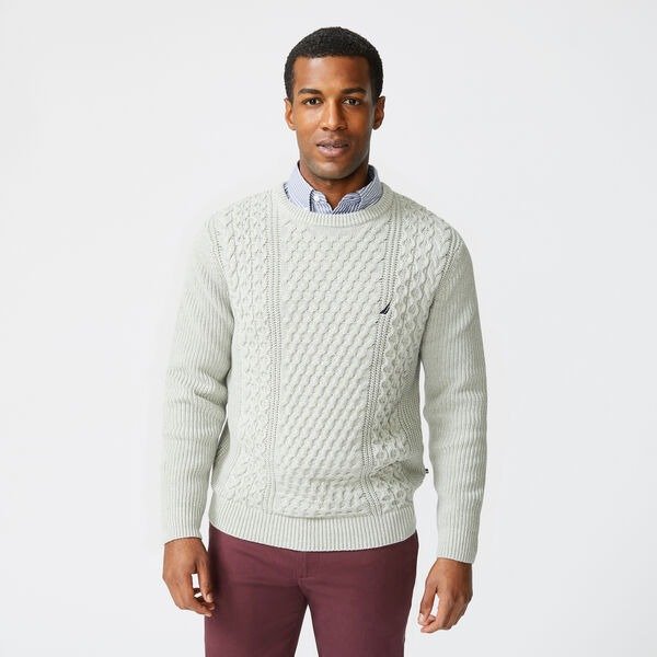 CLASSIC FIT CABLE KNIT SWEATER