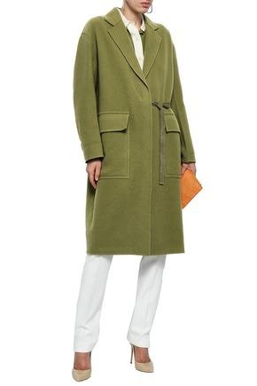 Silla buckled wool and cashmere-blend coat