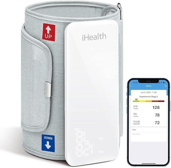 Neo Wireless Blood Pressure Monitor, Upper Arm Cuff