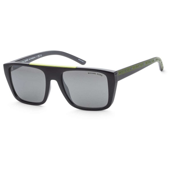 Michael Kors Men's Black Rectangular Sunglasses SKU: MK2159-37056G UPC: 725125380614