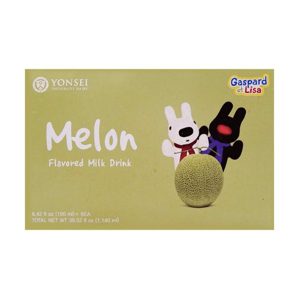 YONSEI Melon Flavored Milk Drink 6*190ml