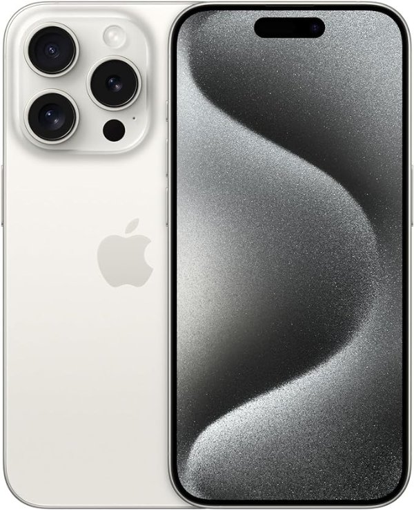 iPhone 15 Pro (128 GB) 白色钛金属