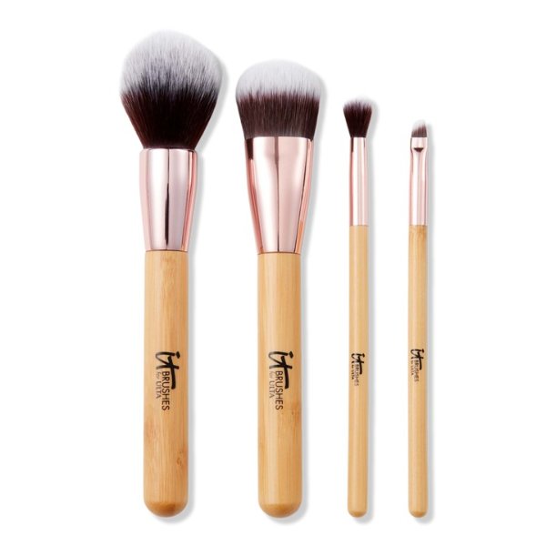 4-Piece Bamboo Makeup Brush Set - IT Brushes For ULTA | Ulta Beauty