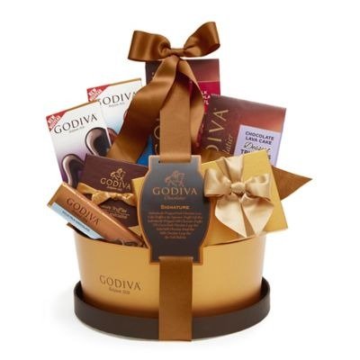 Signature Chocolate Basket, Classic Ribbon | GODIVA