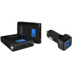 Maxboost Electron 10000毫安时双USB口移动电源 + 双USB口车载充电器