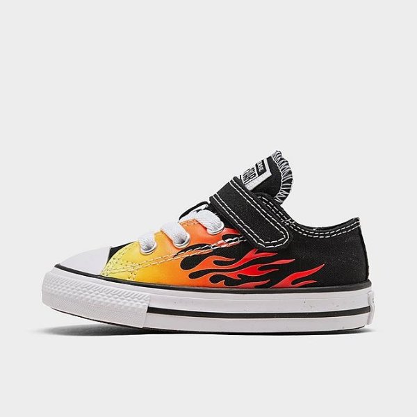 Boys' Toddler Converse Chuck Taylor All Star Flame Hook-and-Loop Casual Shoes
