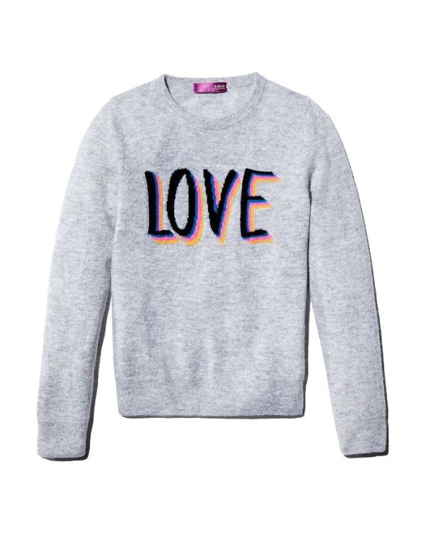 Girls' Cashmere Love Sweater, Big Kid - 100% Exclusive