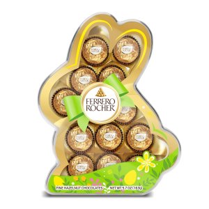 Ferrero Rocher, 13 Count, Premium Gourmet Milk Chocolate Hazelnut