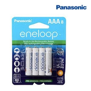 Panasonic BK-4MCCA4BA 8-pack AAA eneloop Rechargeable Batteries