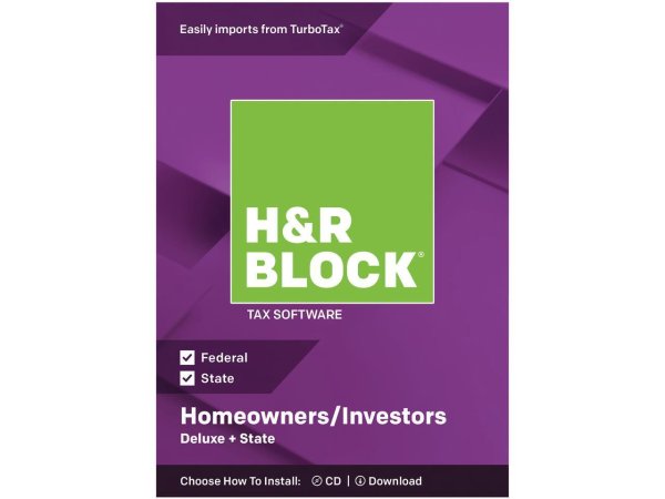 H&R Block 税务软件豪华版 +State 2018