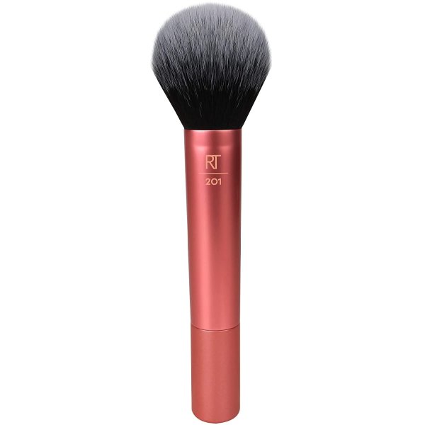 Ultra Plush Powder Makeup Brush, For Loose or Pressed Setting Powder and Mineral Foundation, Sheer Coverage, Orange,1 Count
