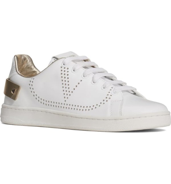 Net Perforated Court Sneaker