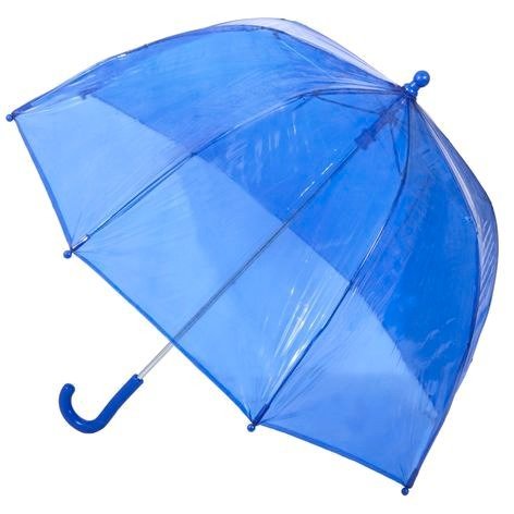 儿童蓝色透明伞
