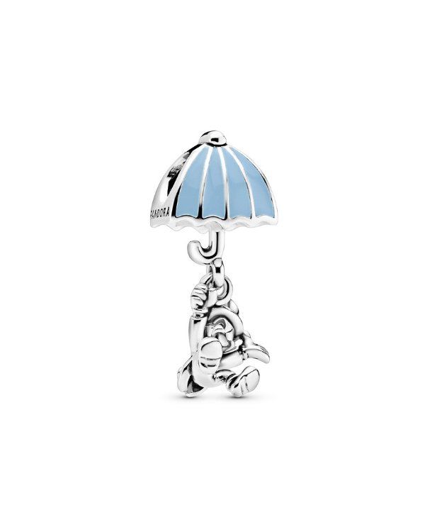 Disney Silver Pinocchio Jiminy Cricket Dangle Charm