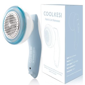 COOLKESI Upgrade Rechargeable Lint Remover & Fabric Shaver
