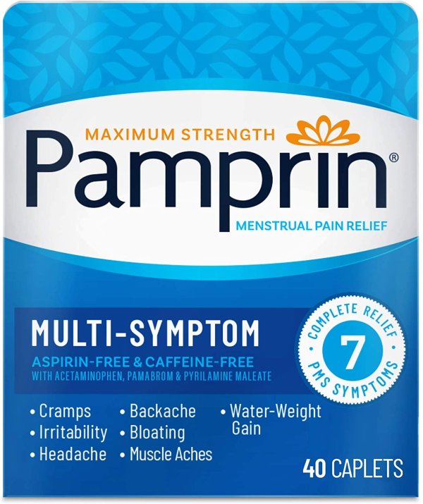 Pamprin 多症状配止痛药 40粒 可缓解经期症状