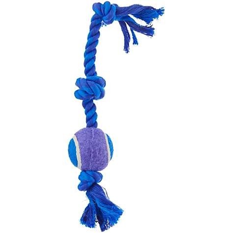 Toss and Tug Tennis Ball and Triple Knot Dog Toy