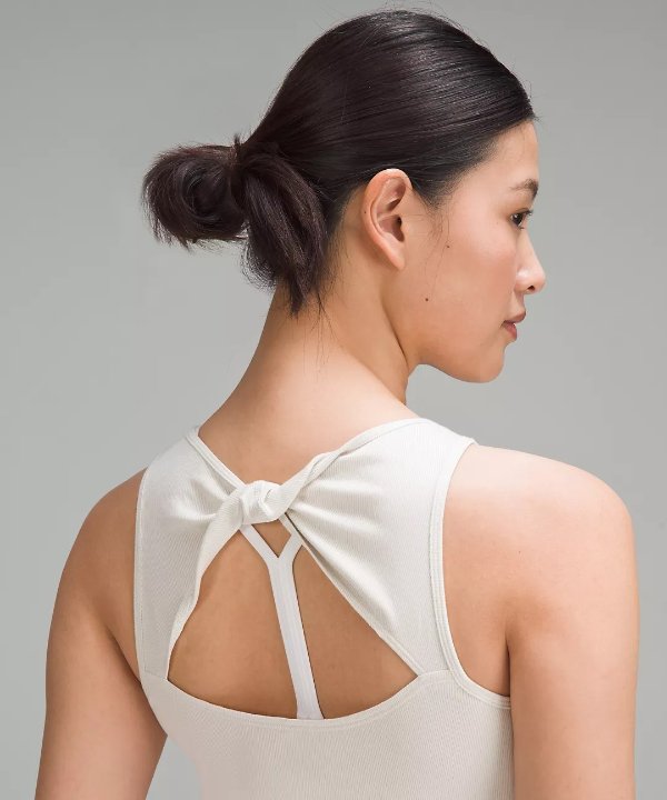 lululemon lululemon Modal Silk Twist-Back Yoga Tank Top, Women's Sleeveless  & Tank Tops