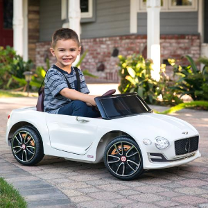 12V Kids Bentley Ride-On Car w/ Remote Control, 2 Speeds, AUX