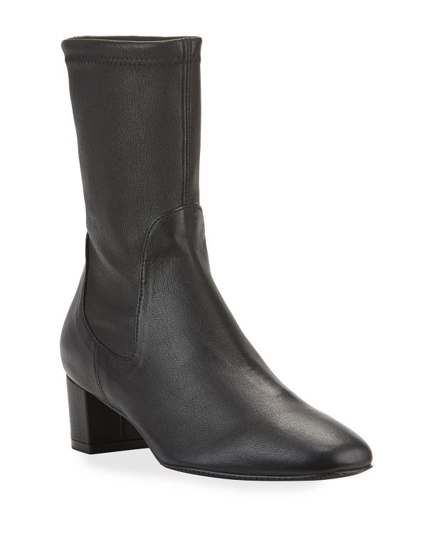 Ernestine Stretch Leather 45mm Booties