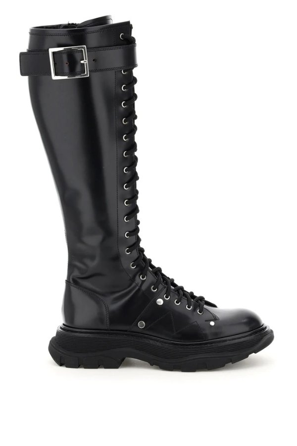 Tread Knee-Length Lace Up Boots