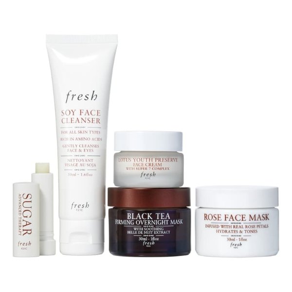 Nordstrom Fresh Travel Size Soy Face Cleanser Radiance Ritual Set